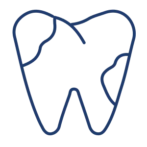 <p>Individu dengan gigi berlubang (karies) pada lapisan email atau dentin</p><p>&nbsp;</p>